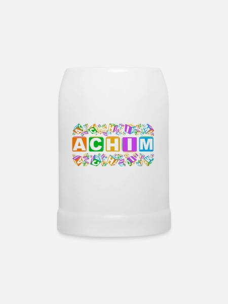 ACHIM colourful cubes - Bierkrug - Weiß