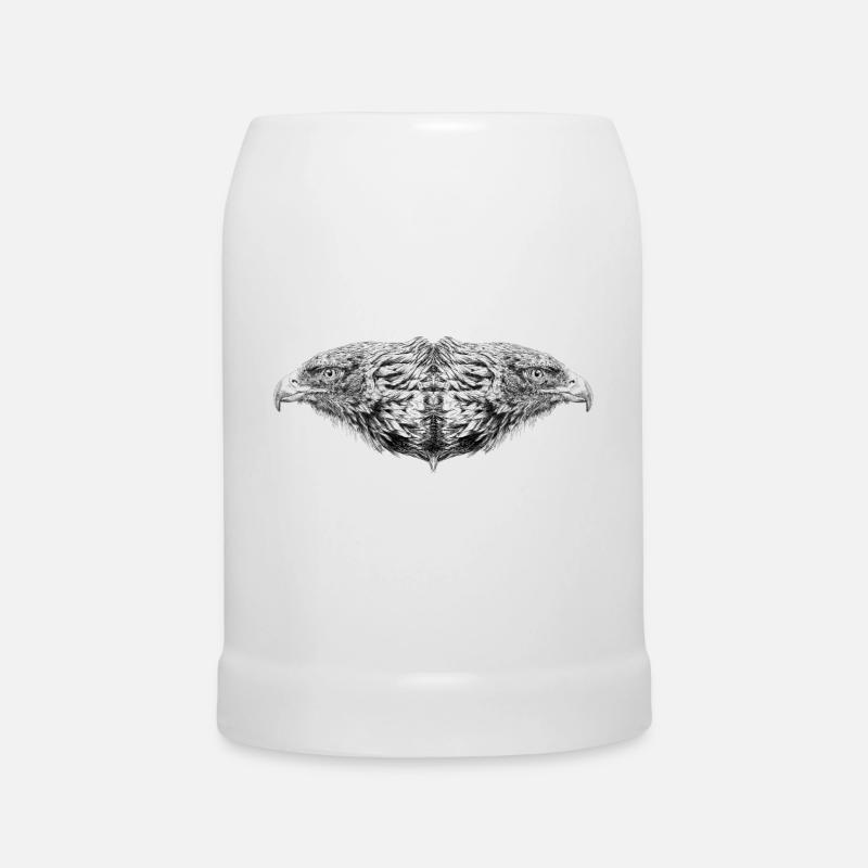 Double eagle - Beer Mug - white