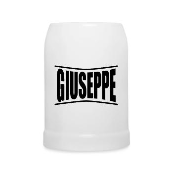 t-shirt Giuseppe t-shirt gift idea - Beer Mug - white - Front