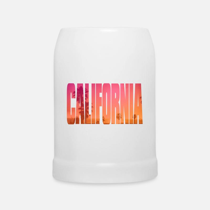 California - Bierkrug - Weiß