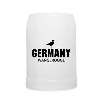 Wangerooge GERMANY - Beer Mug - white - Front
