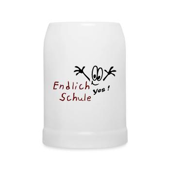 École - Chope en céramique - blanc - Devant