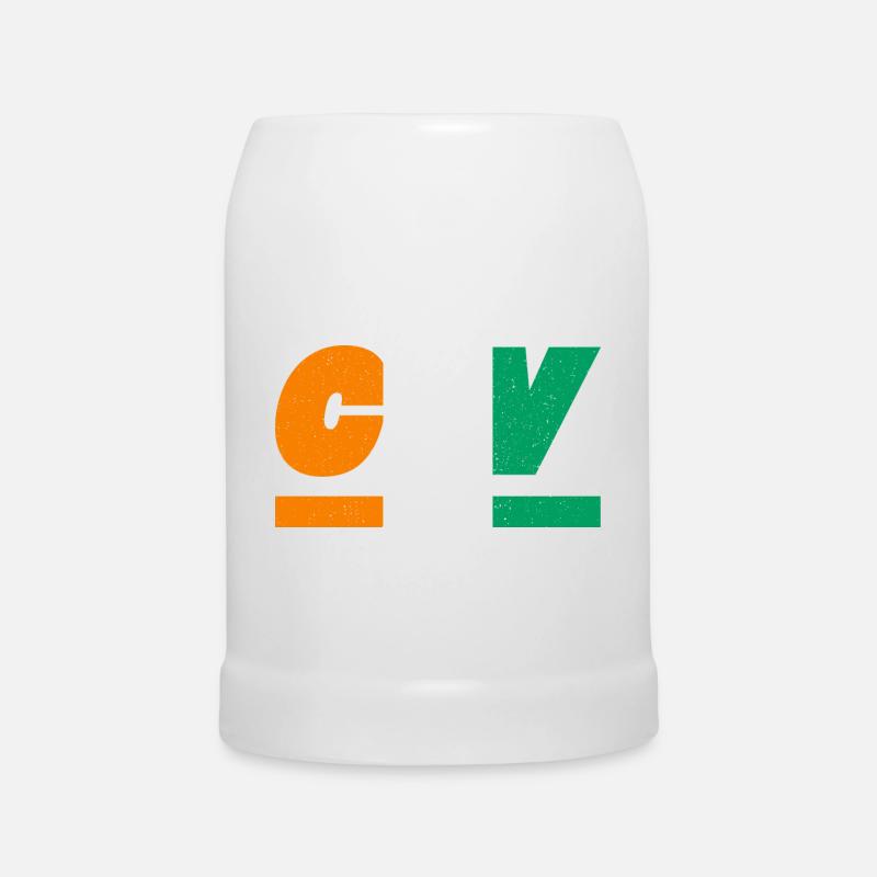 Côte d’Ivoire Drapeau drapeau CIV - Chope en céramique - blanc