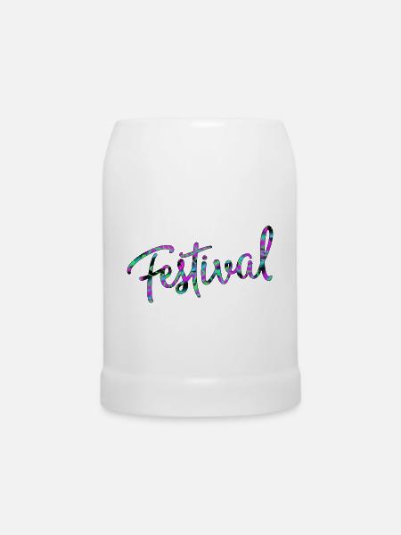 Festival - Bierkrug - Weiß