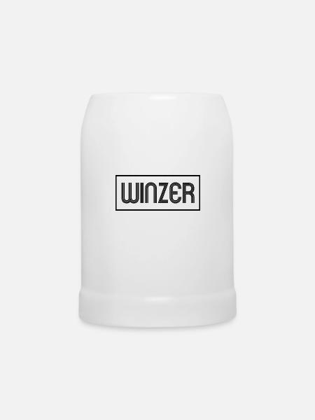 Winzer - Bierkrug - Weiß