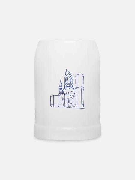 Gedächtniskirche Berlin - Bierkrug - Weiß