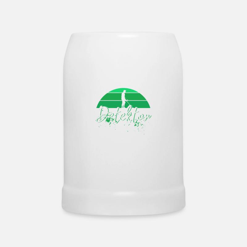 Toller Sondengänger Sondler - Bierkrug - Weiß