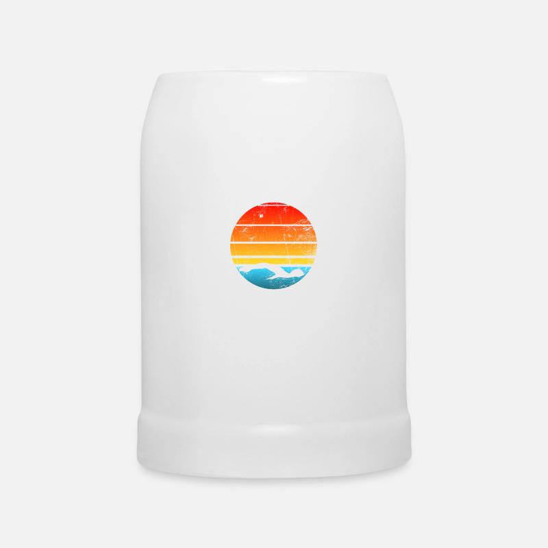 Swimming open water - Beer Mug - white