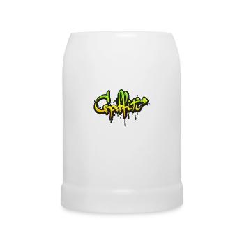 graffiti - Beer Mug - white - Front
