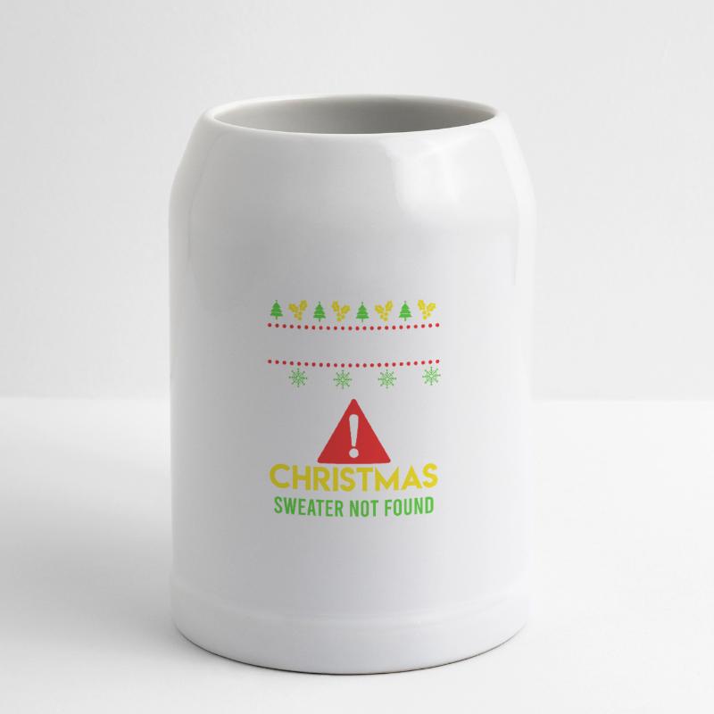 404 Error Ugly Chritsmas Coder Programmer Code Beer Mug