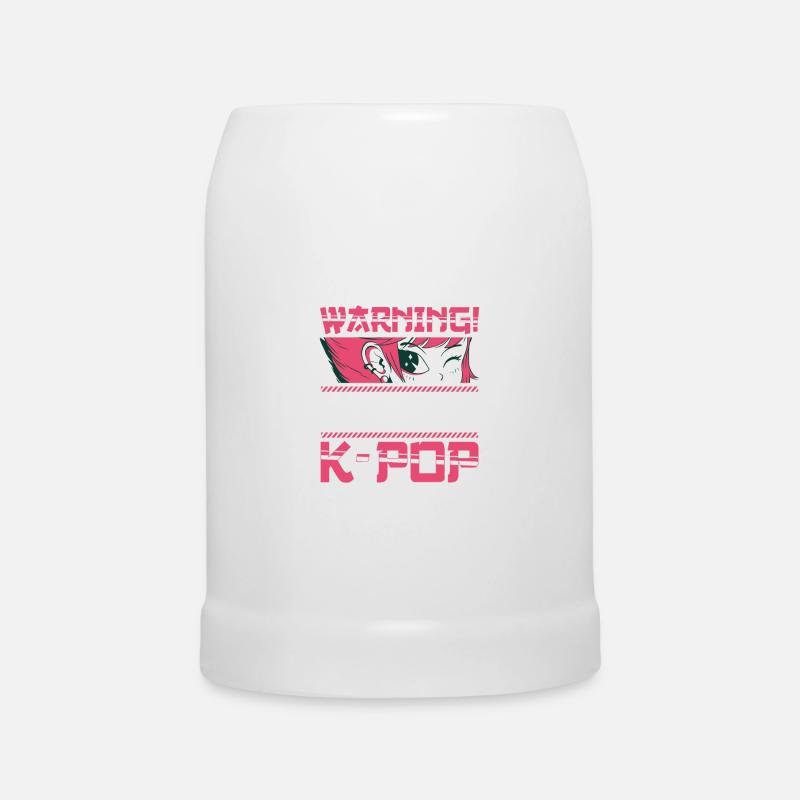 K-Pop - Chope en céramique - blanc