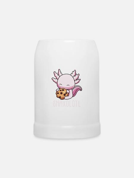 Cookie Axolotl Keks Axolotl - Bierkrug - Weiß