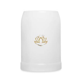 Ayurveda Massages Gifts | Ayurweda Hinduism - Beer Mug - white - Front