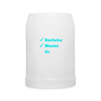Master Checklist Master's Degree 2022 - Beer Mug - white - Front