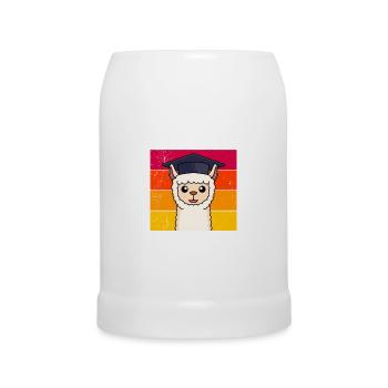 Doctorate passed doctoral thesis Call me Doctor - Beer Mug - white - Front