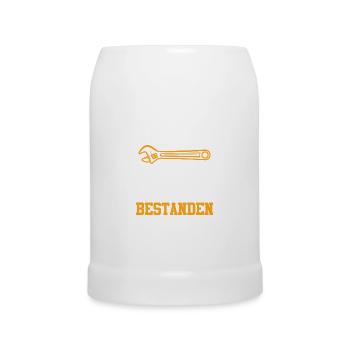 Meister Meisterprüfung Kfz Meister - Bierkrug - Weiß - Vorne