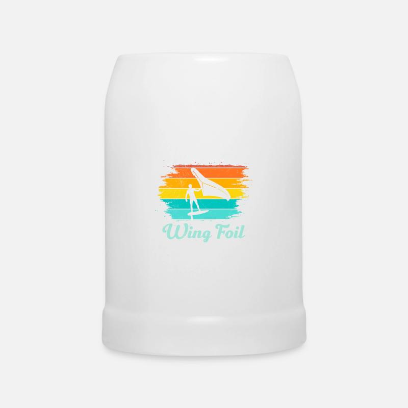 Wing Foil - Beer Mug - white