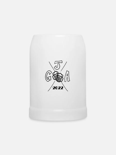 2022 Junggesellenabschied - Bierkrug - Weiß
