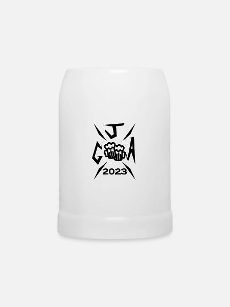 2023 Junggesellenabschied - Bierkrug - Weiß