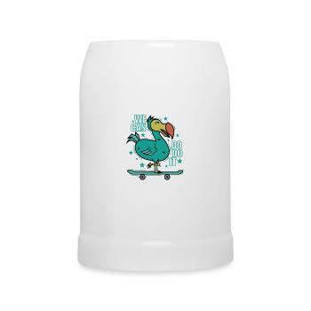 We can do it We can Dodo it Bird Mauritius - Beer Mug - white - Front