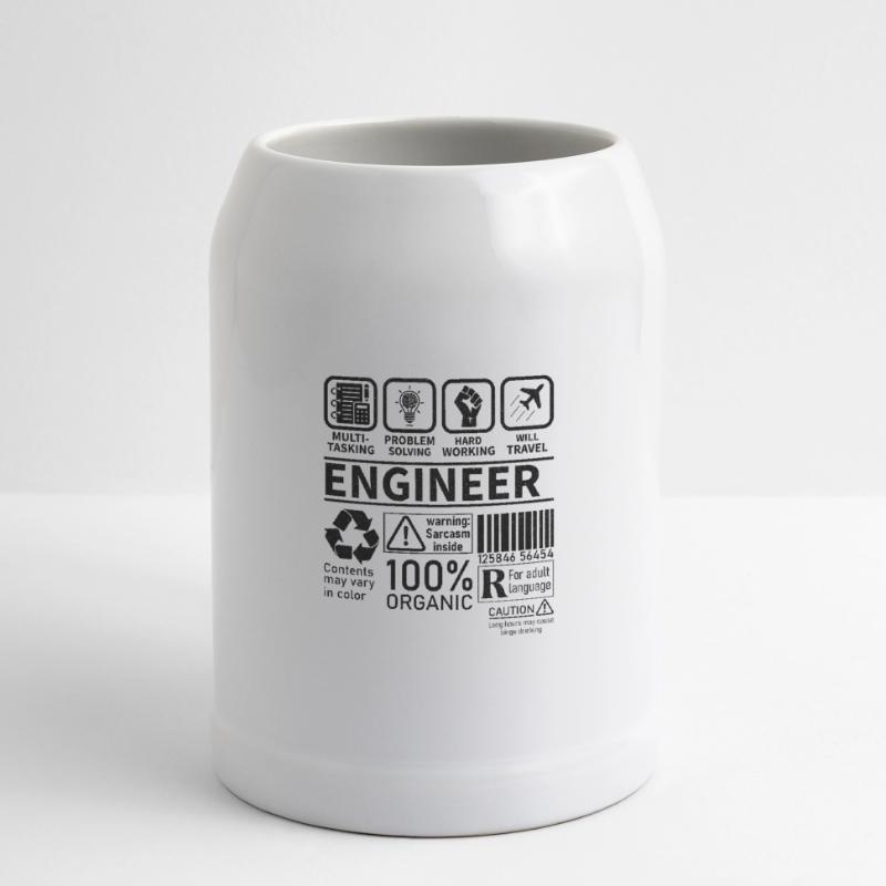 engineer multi tasking problem solving working Bierkrug