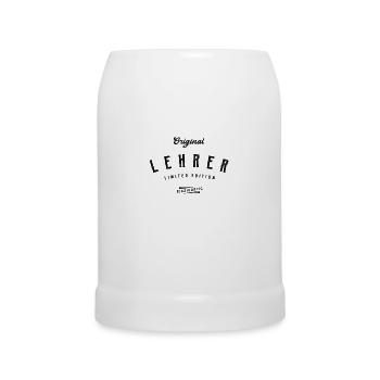 Lehrer Limited Edition Abschluss Lustiges - Bierkrug - Weiß - Vorne