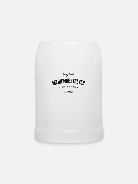 Mediengestalter Limited Edition - Bierkrug - Weiß