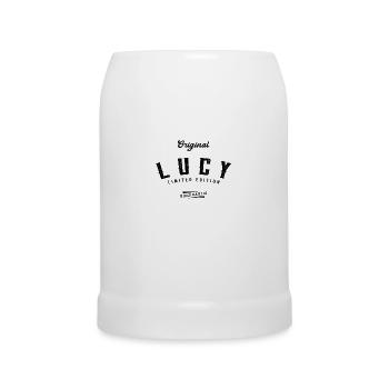 Lucy Limited Edition - Bierkrug - Weiß - Vorne