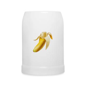 Banane très savoureuse - Chope en céramique - blanc - Devant