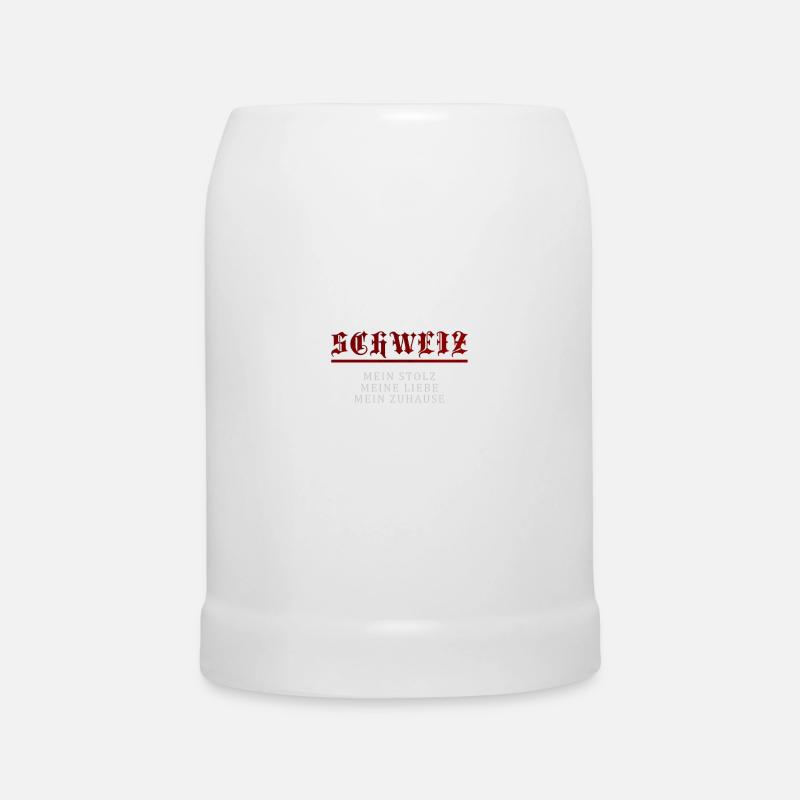 Schweiz - Bierkrug - Weiß