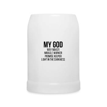 My god way maker - Chope en céramique - blanc - Devant