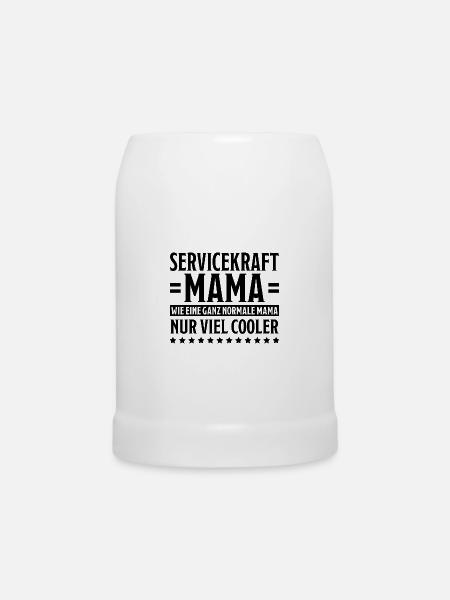 Servicekraft Dienstleistung Servicekraft Geschenk - Bierkrug - Weiß