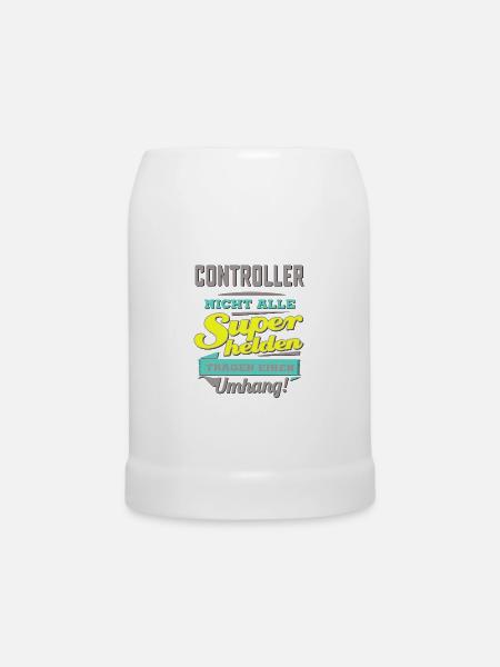 NEON Design für Superhelden - Controller - - Bierkrug - Weiß