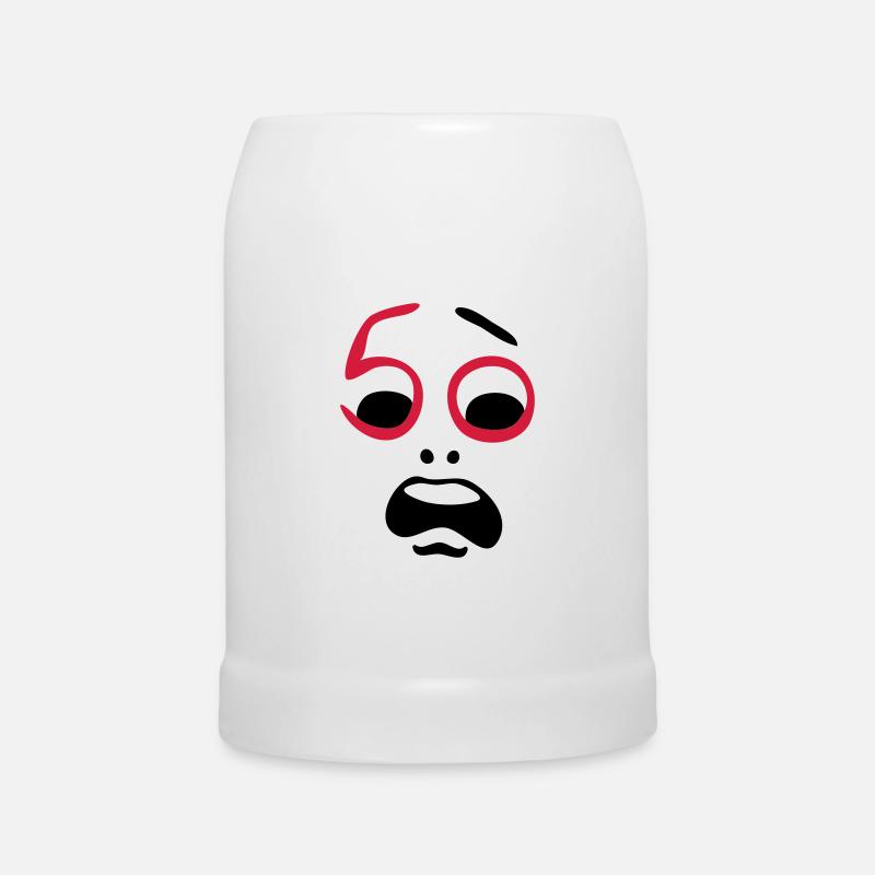 Help, 50 years! - Beer Mug - white