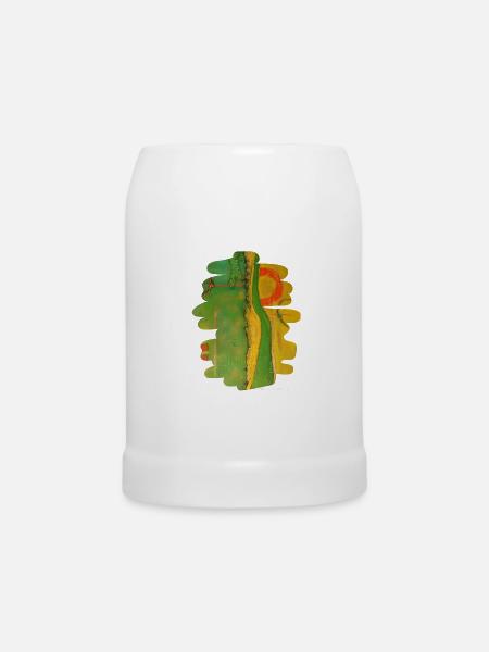 Flucht - Bierkrug - Weiß