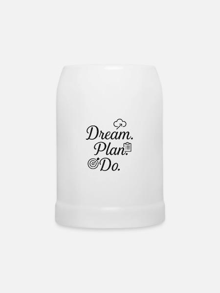 DO IT - Bierkrug - Weiß