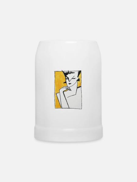 SHE - Bierkrug - Weiß