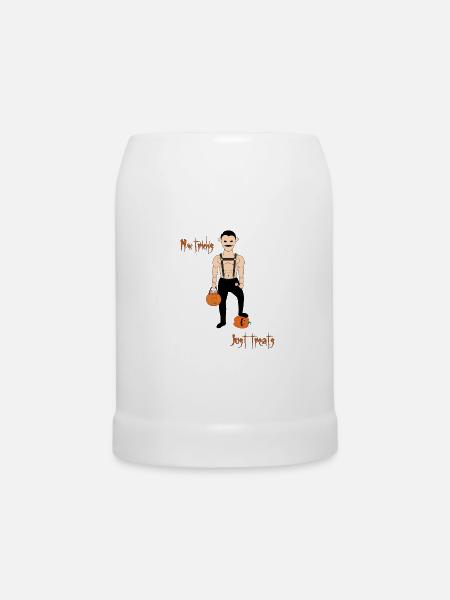 Fröhliches Halloween - Bierkrug - Weiß