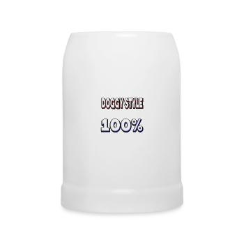 Doggystyle Saying VersaUt Sex Sex Position Po Anal - Beer Mug - white - Front