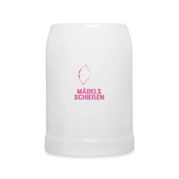 Bogenschießen Pfeil Bogen Lustig Spruch Geschenk - Bierkrug - Weiß - Vorne