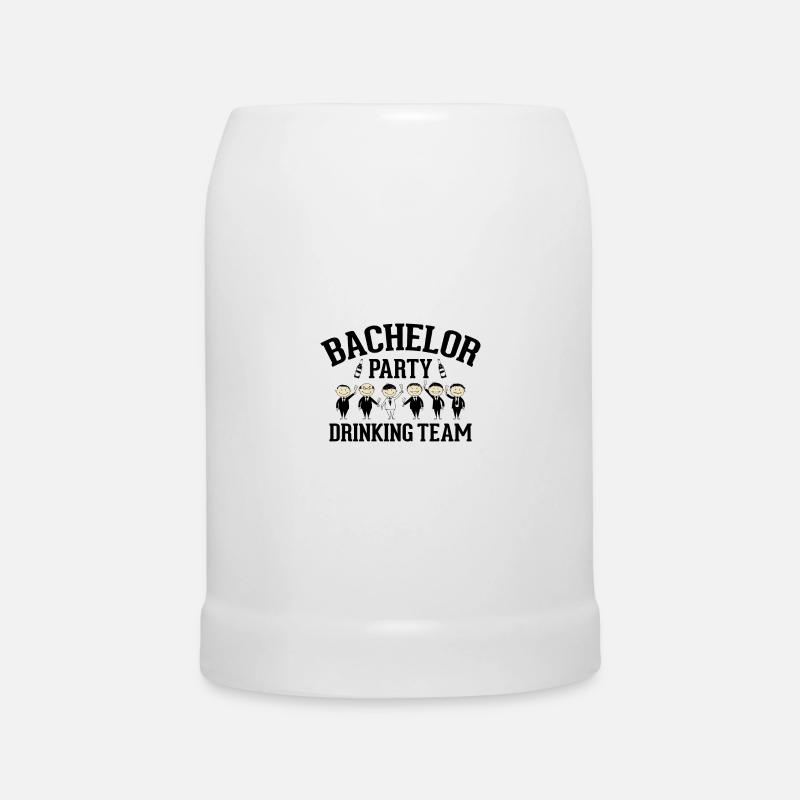 EVJF - Chope en céramique - blanc