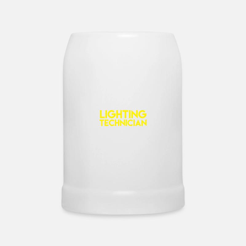 Techniciens de lumière - Chope en céramique - blanc