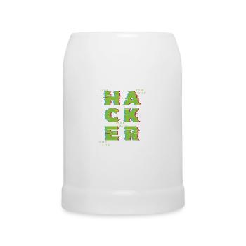 Hacker 0101 - Chope en céramique - blanc - Devant
