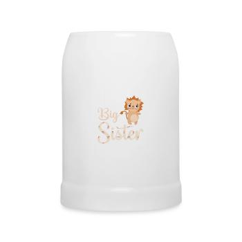 Become big sister Big Sis - Beer Mug - white - Front
