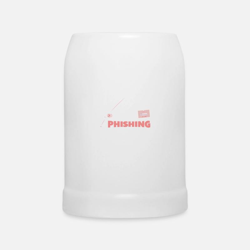 Gone Phishing - Beer Mug - white