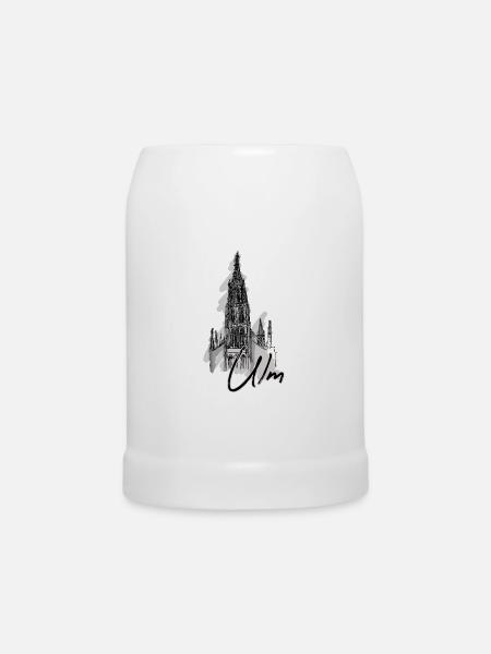 Ulm - Bierkrug - Weiß