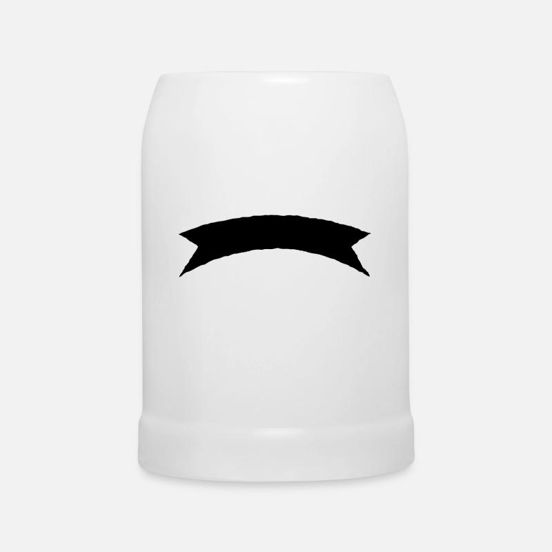 Banner - Bierkrug - Weiß