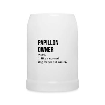 Papillon - Bierkrug - Weiß - Vorne