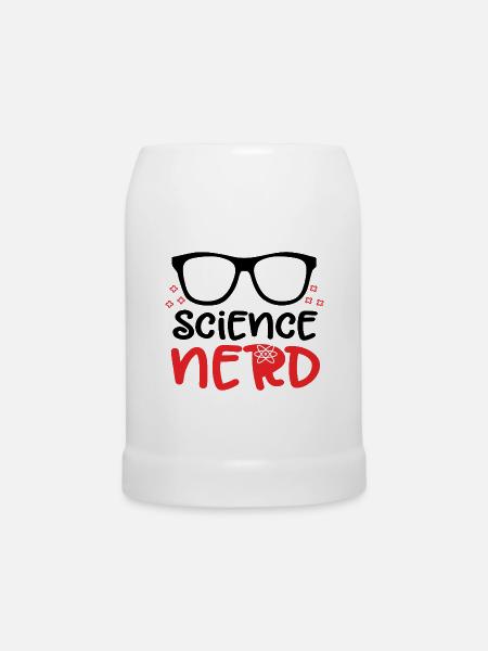 Science Nerd - Bierkrug - Weiß