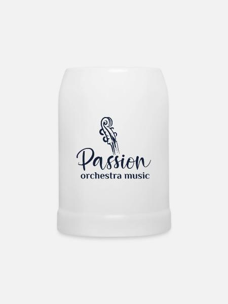 PASSION orchestra musik - Bierkrug - Weiß